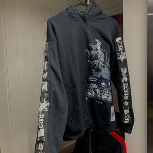 cute patch hoodie
